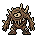 Original CC0mon sprite of Ceratoptic