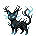 Original CC0mon sprite of Shadowshock