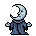 Original CC0mon sprite of Crescencloak
