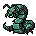 Original CC0mon sprite of Verdantipede