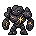 Original CC0mon sprite of Obsidios