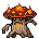 Original CC0mon sprite of Embercap