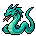 Original CC0mon sprite of Emeraldine