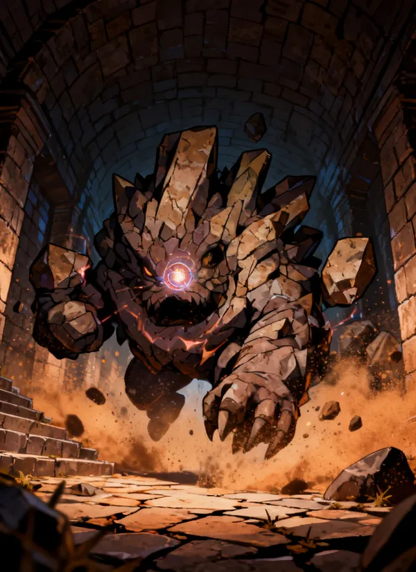 CC0AIMon card art of Gritgeist #005