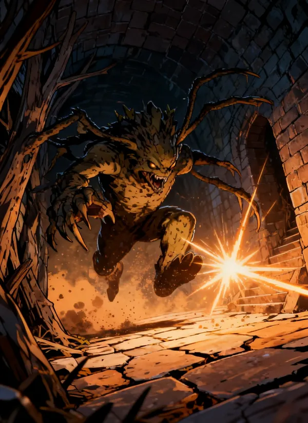 CC0AIMon card art of Gnarlroot #010