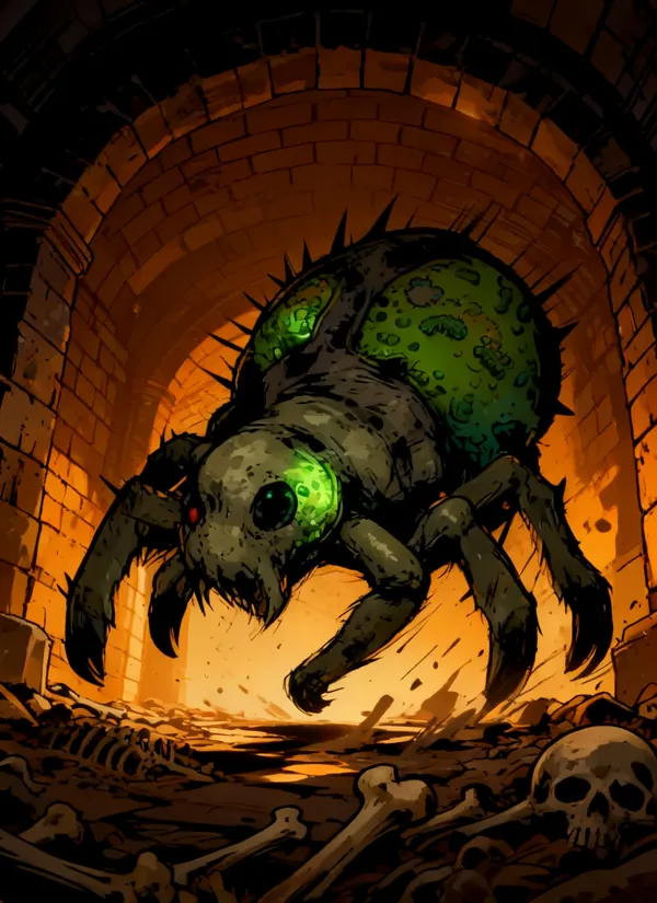 CC0AIMon card art of Toxarach #014