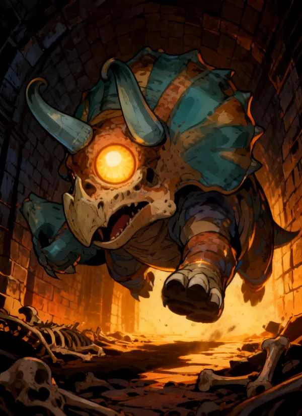 CC0AIMon card art of Oculodon #019
