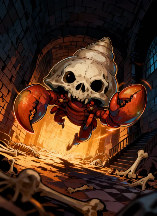 CC0AIMon card art of Hermortem #023
