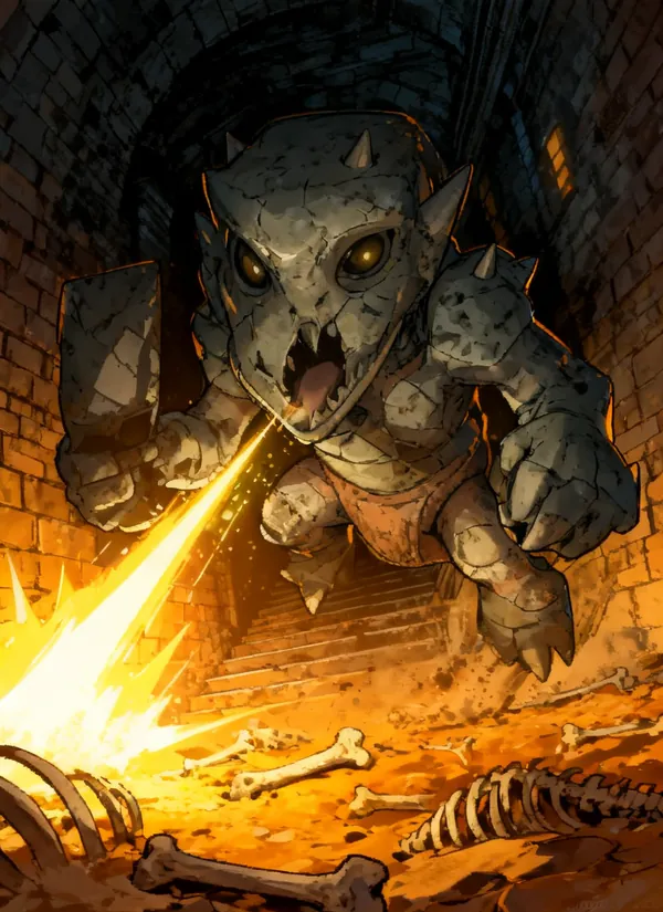 CC0AIMon card art of Mortrek #024