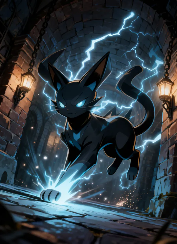 CC0AIMon card art of Shadowshock #033