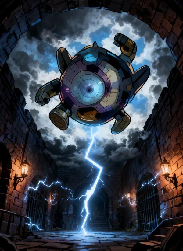 CC0AIMon card art of Conductroid #036