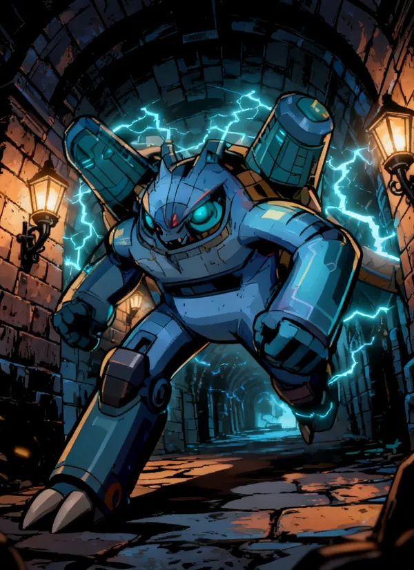 CC0AIMon card art of Circuitrix #041