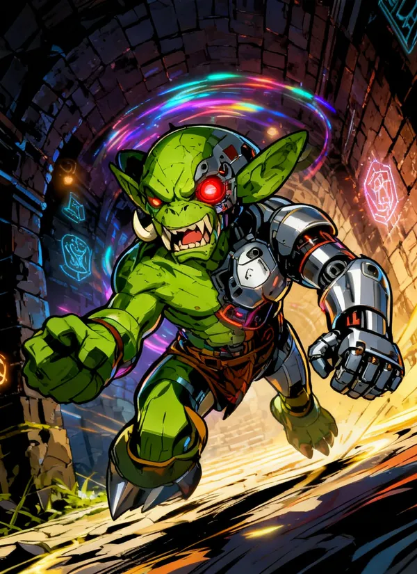 CC0AIMon card art of Cyborc #049