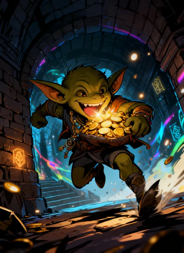 CC0AIMon card art of Hoardlin #050