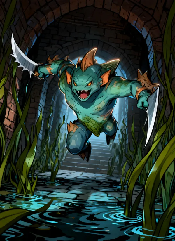 CC0AIMon card art of Gillgrunt #059