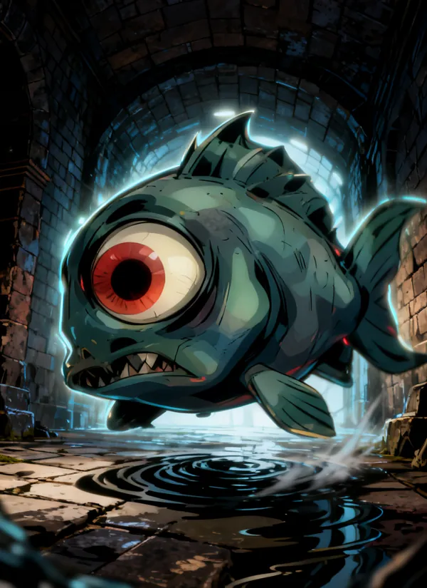 CC0AIMon card art of Cyclopike #061