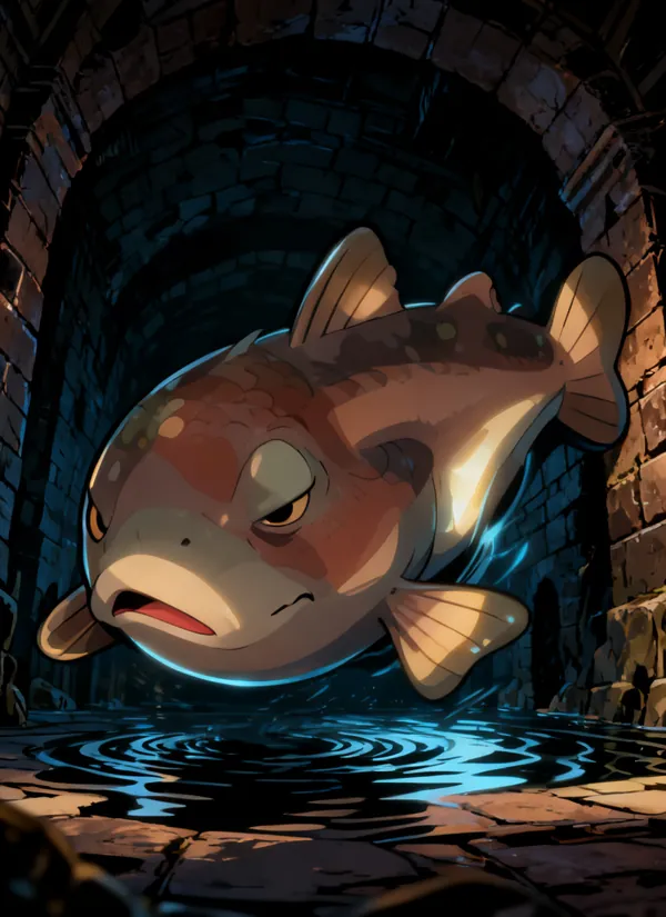 CC0AIMon card art of Grump #064