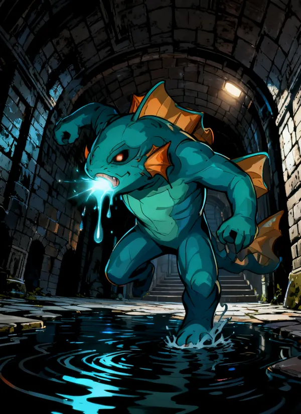CC0AIMon card art of Gilldrip #068