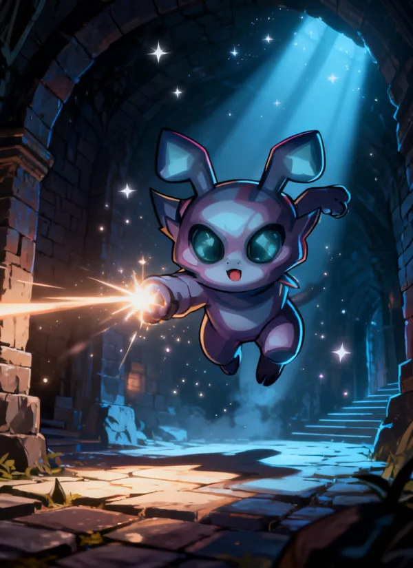CC0AIMon card art of Astrofuzz #070