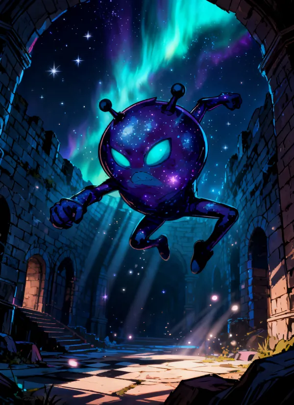 CC0AIMon card art of Nebulox #071