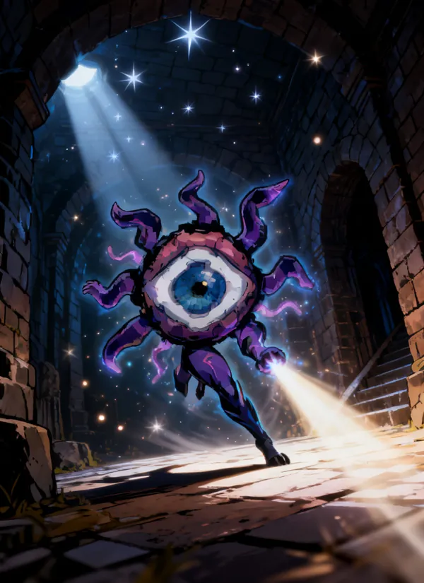 CC0AIMon card art of Oculoid #075