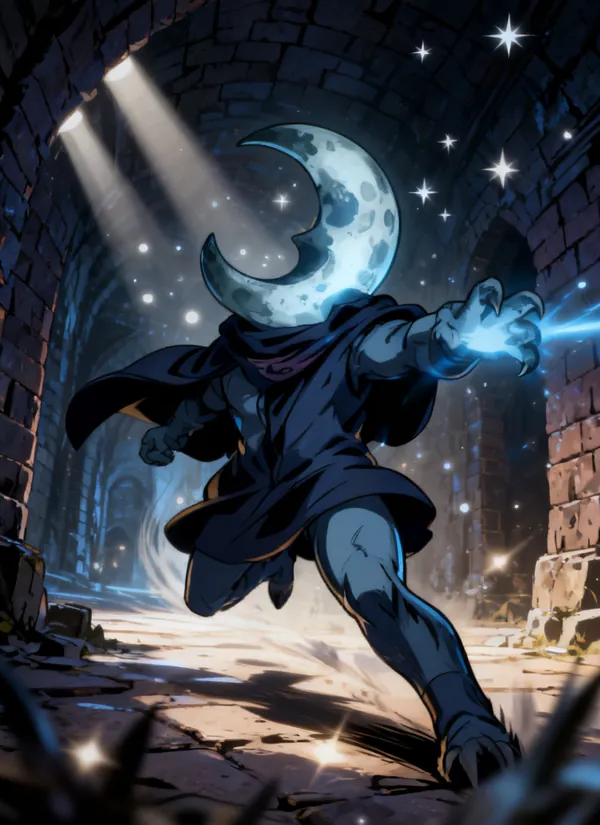 CC0AIMon card art of Crescencloak #081