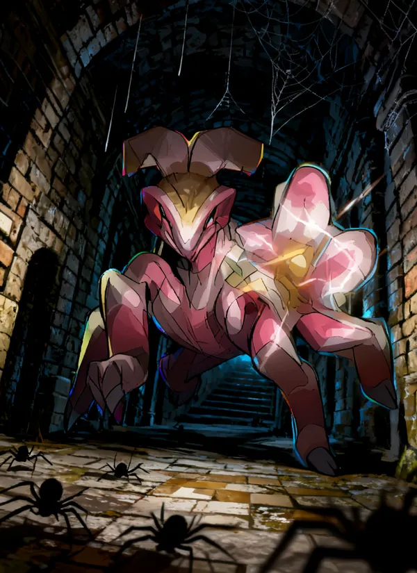 CC0AIMon card art of Orchimantis #085