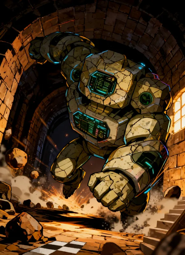 CC0AIMon card art of Datastone #108