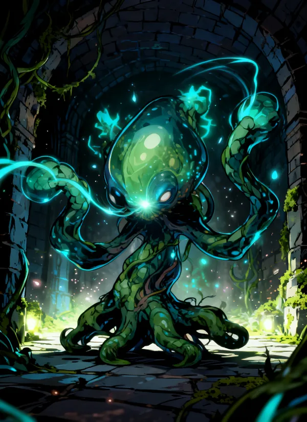 CC0AIMon card art of Lumescence #117