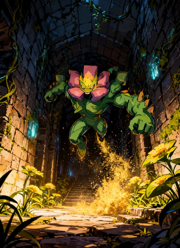 CC0AIMon card art of Pollenburst #118