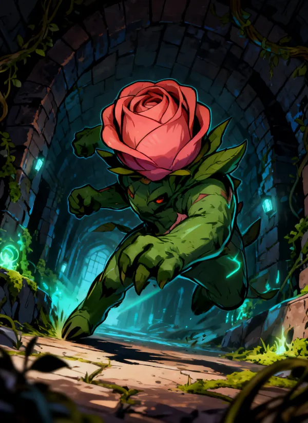 CC0AIMon card art of Rosegrunt #121