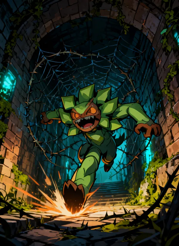 CC0AIMon card art of Petalbash #126