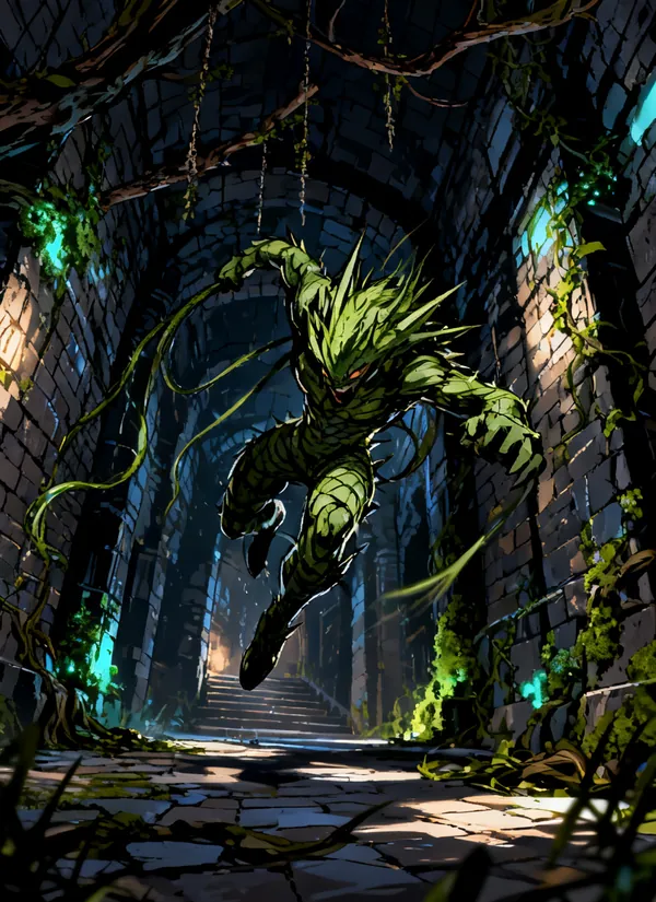 CC0AIMon card art of Vinecoil #127