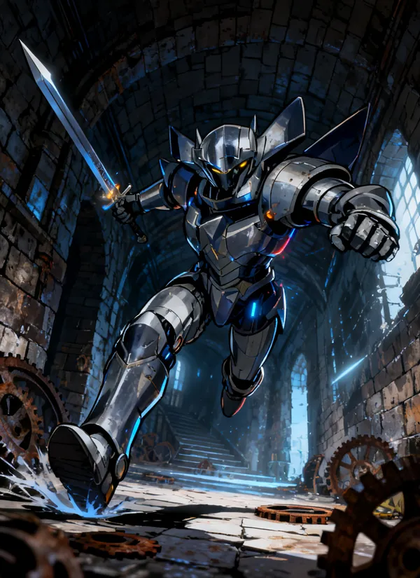 CC0AIMon card art of Knightmare #143