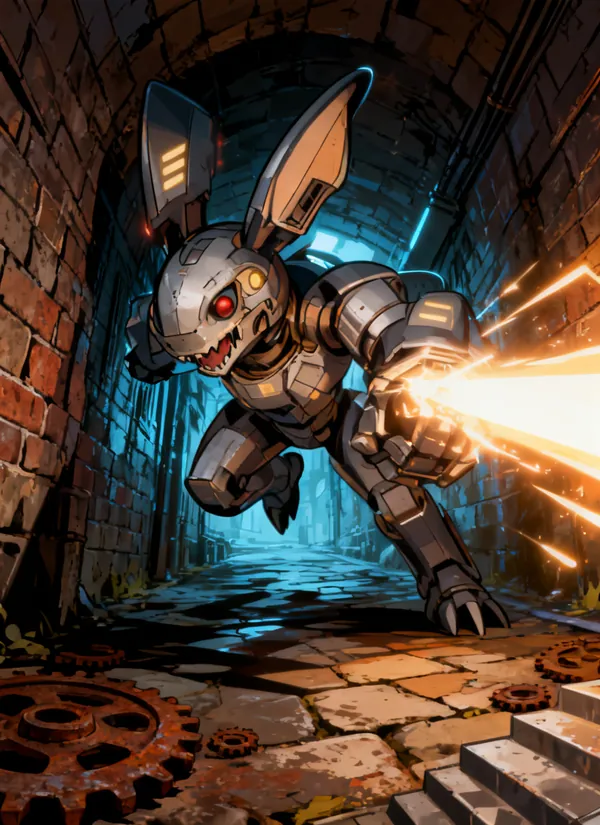 CC0AIMon card art of Hoppermech #144