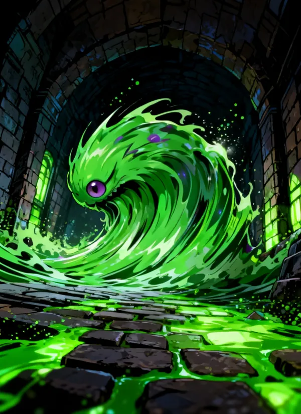 CC0AIMon card art of Gloop #156