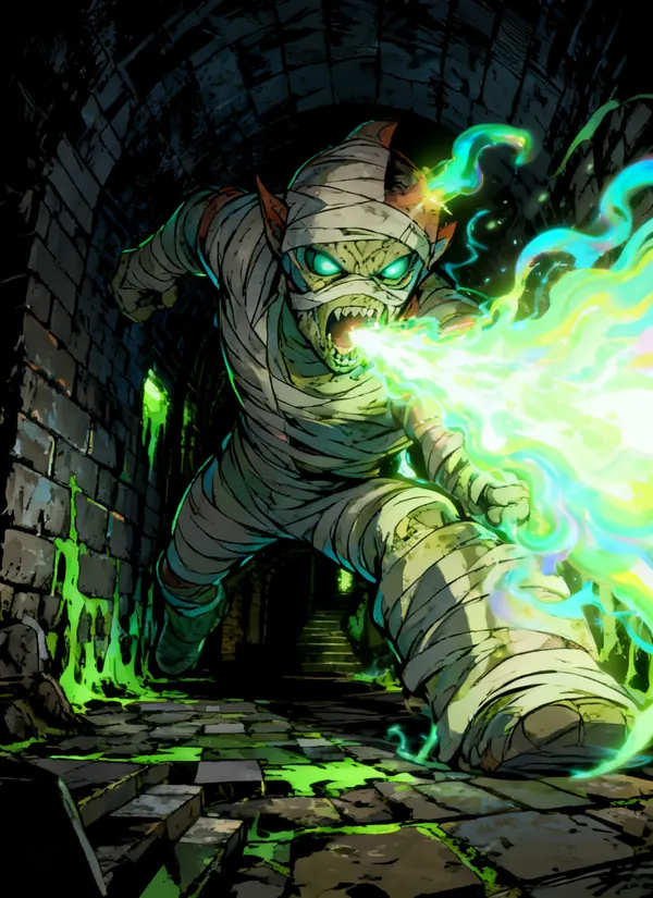 CC0AIMon card art of Bandageist #159