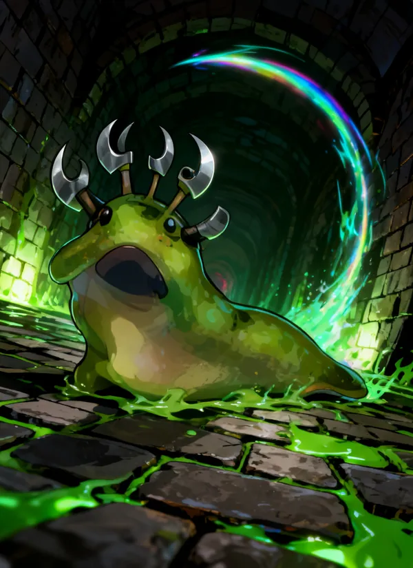 CC0AIMon card art of Slugsickle #164