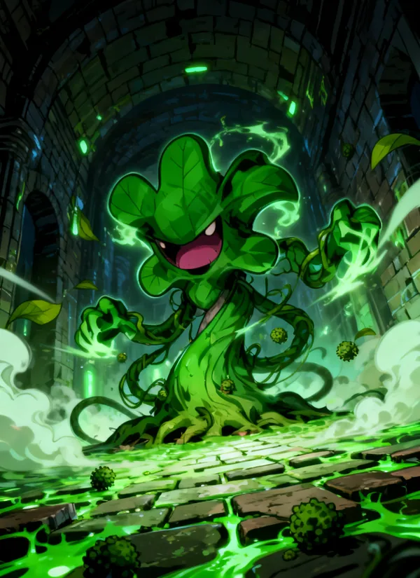 CC0AIMon card art of Toxiclover #166