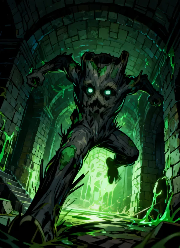 CC0AIMon card art of Rotstump #172