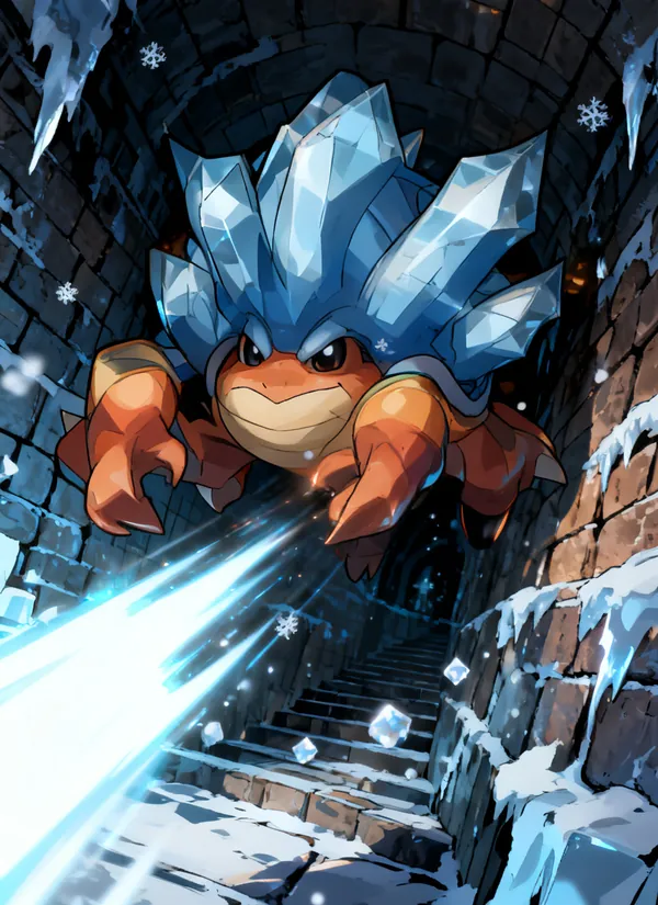 CC0AIMon card art of Shellberg #174
