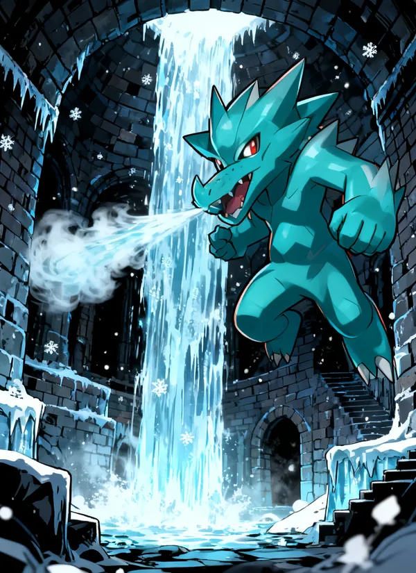CC0AIMon card art of Hailbreath #181