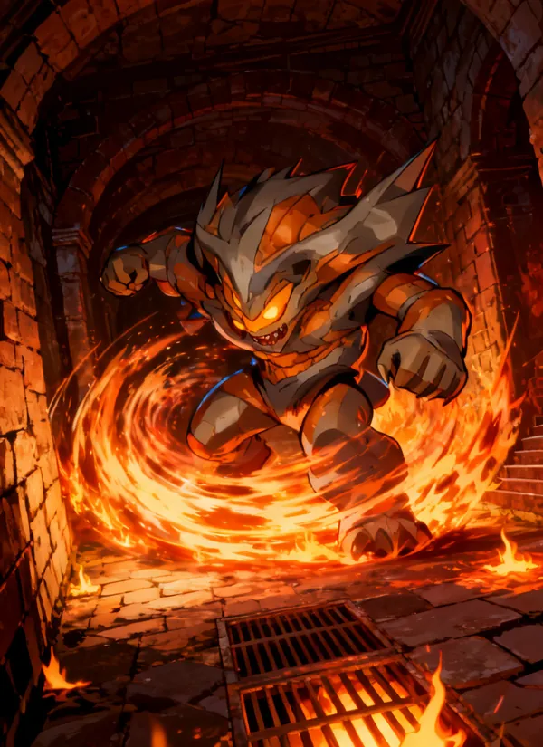 CC0AIMon card art of Cinderstorm #191