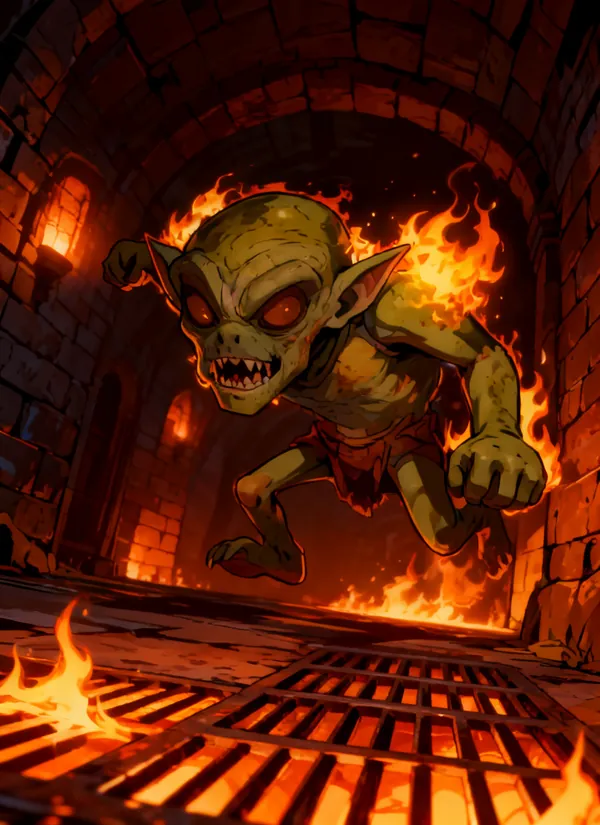 CC0AIMon card art of Pyrogob #196