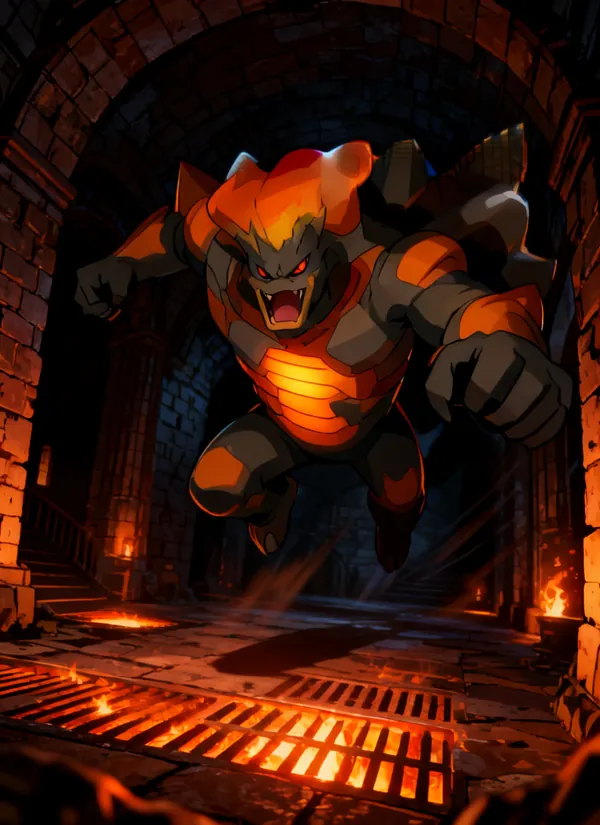 CC0AIMon card art of Sludgeburner #198