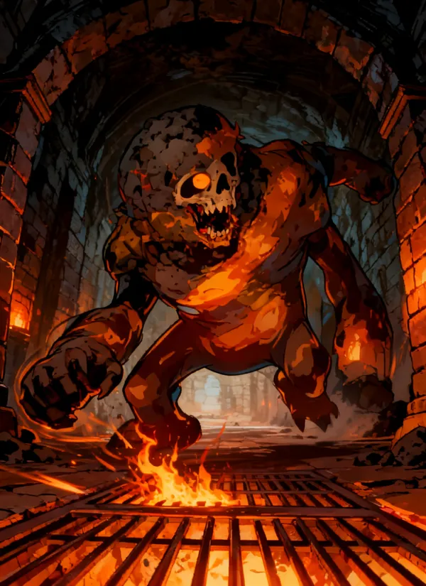 CC0AIMon card art of Coalcruncher #202