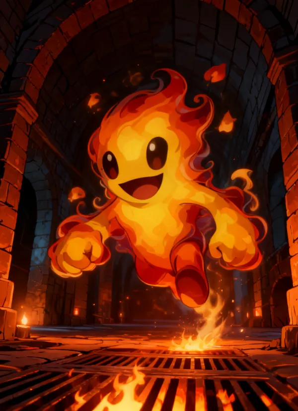 CC0AIMon card art of Pyrit #204