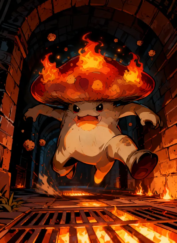 CC0AIMon card art of Embercap #206
