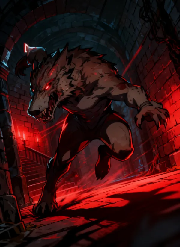 CC0AIMon card art of Gorehowl #218