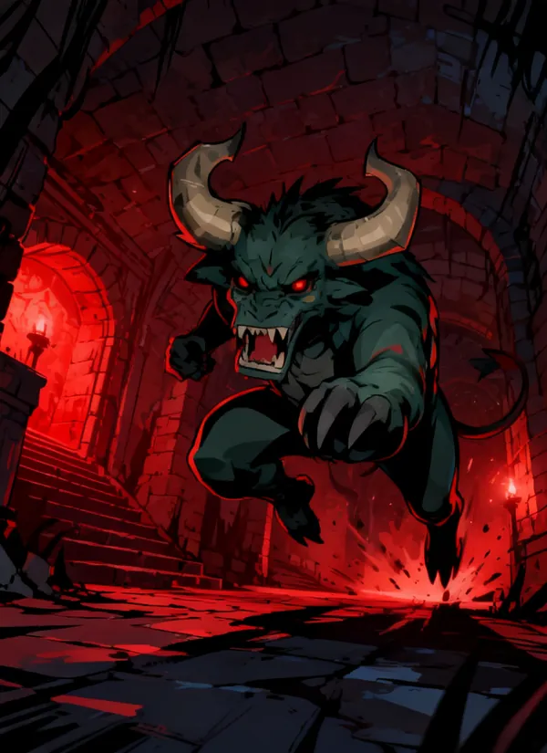 CC0AIMon card art of Doomhoof #230